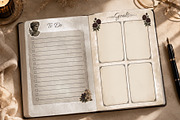 Dark Academia Planner, a Stationery Template by Victoria Obscure (Thumbnail 2 of 3)