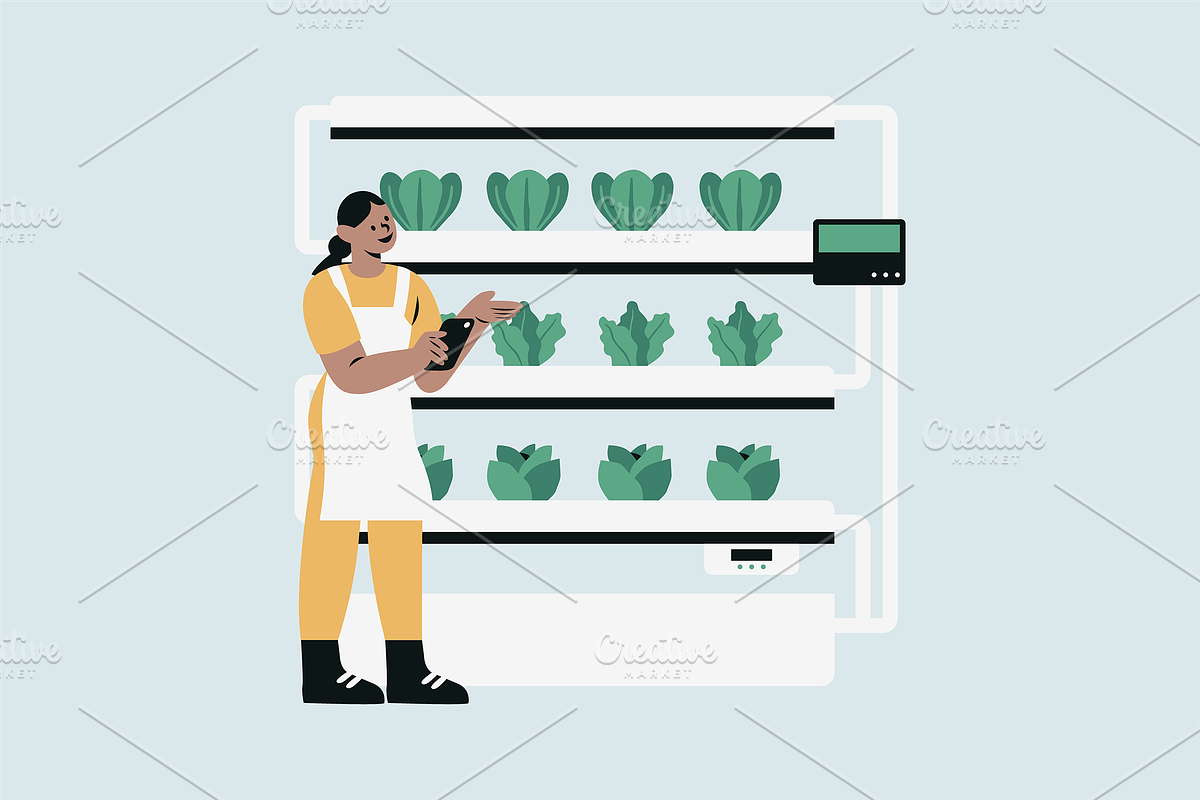 Agriculture Technology Illustration, a Technology Illustration by Jump Studio (Photo 4 of 10)