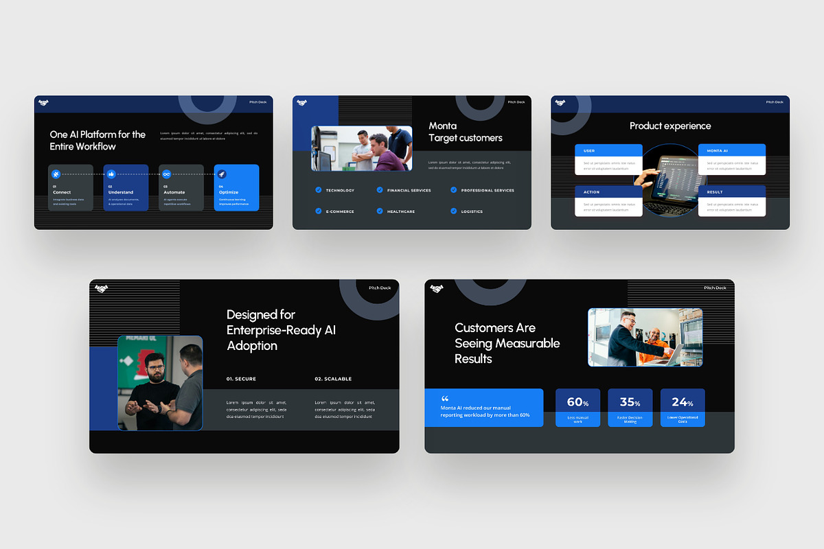 Monta - Company PowerPoint Template, a Presentation Template by BeadyLab (Photo 3 of 5)
