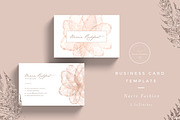 Nacre Fashion Business Card Template, a Business Card Template by Nordic.Arg (Thumbnail 2 of 2)