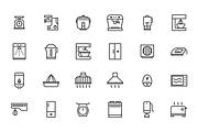 Kitchen Icons, an Outline Icon by Middltone (Thumbnail 3 of 4)