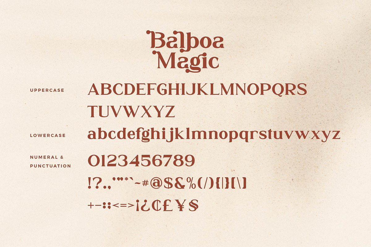 Balboa Magic - Modern Serif Font, a Serif Font by Aqeel_Art (Photo 7 of 9)