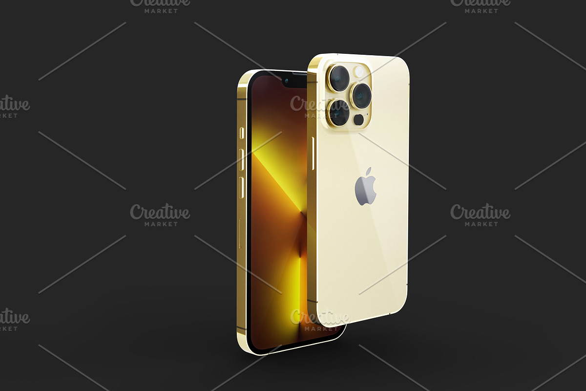 Realistic iphone 13 pro mockup, an iPhone Mockup by Raihan Rahman (Photo 17 of 17)
