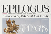 Epilogus - Serif font family, a Serif Font by Artistic & Unique (Thumbnail 4 of 15)