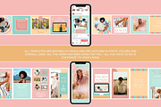 Pastel Boho Instagram Templates, a Social Media Template by SunshineStudioBoutique (Thumbnail 7 of 8)