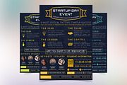 Startup Day Event Flyer, a Flyer Template by Affantjie Photowork (Thumbnail 1 of 5)