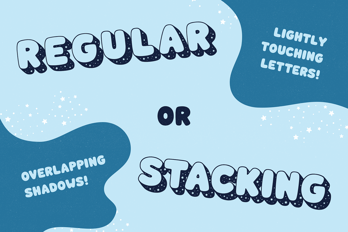 Space Time Font, a Font by Lauren Ashpole (Photo 2 of 5)