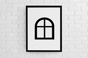 Window Silhouette SVG, a Decorative Illustration by newminddesign (Thumbnail 2 of 3)