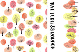 Watercolor DIY Autumn Clip Art Set