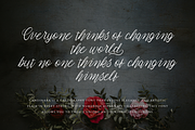 Candinara - Elegant Calligraphy, a Script Font by Ginart (Thumbnail 3 of 11)