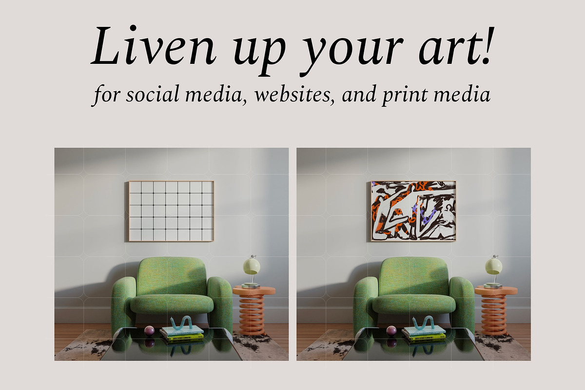 Interior Frame Mockup Bundle BRYNLEE, a Household Mockup by Bonumo (Photo 6 of 14)