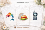 90s Retro Spring Break PNG Bundle, an Illustration by Artnoy (Thumbnail 5 of 8)