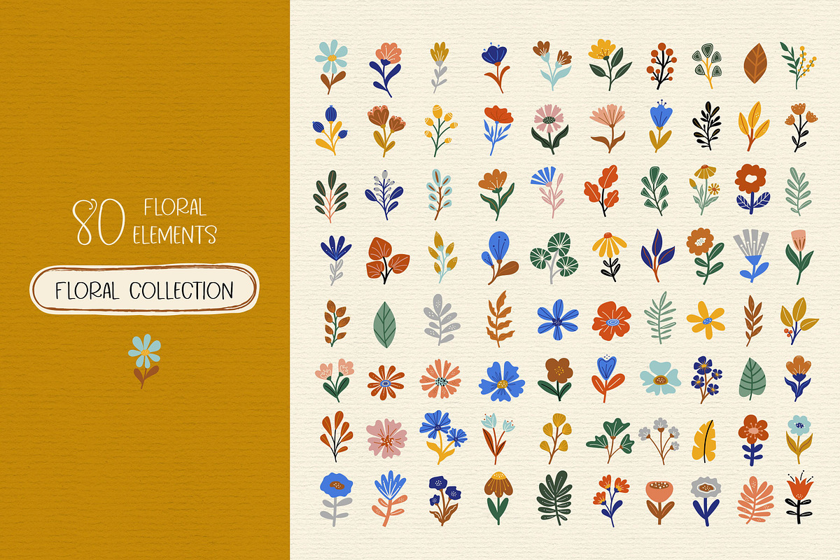 Wildflower Meadow patterns & clipart, a Pattern Graphic by EltaMaxArt (Photo 2 of 8)