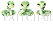 40 Cute Snake Clipart, an Animal Illustration by Pati Charm Studio (Thumbnail 3 of 9)
