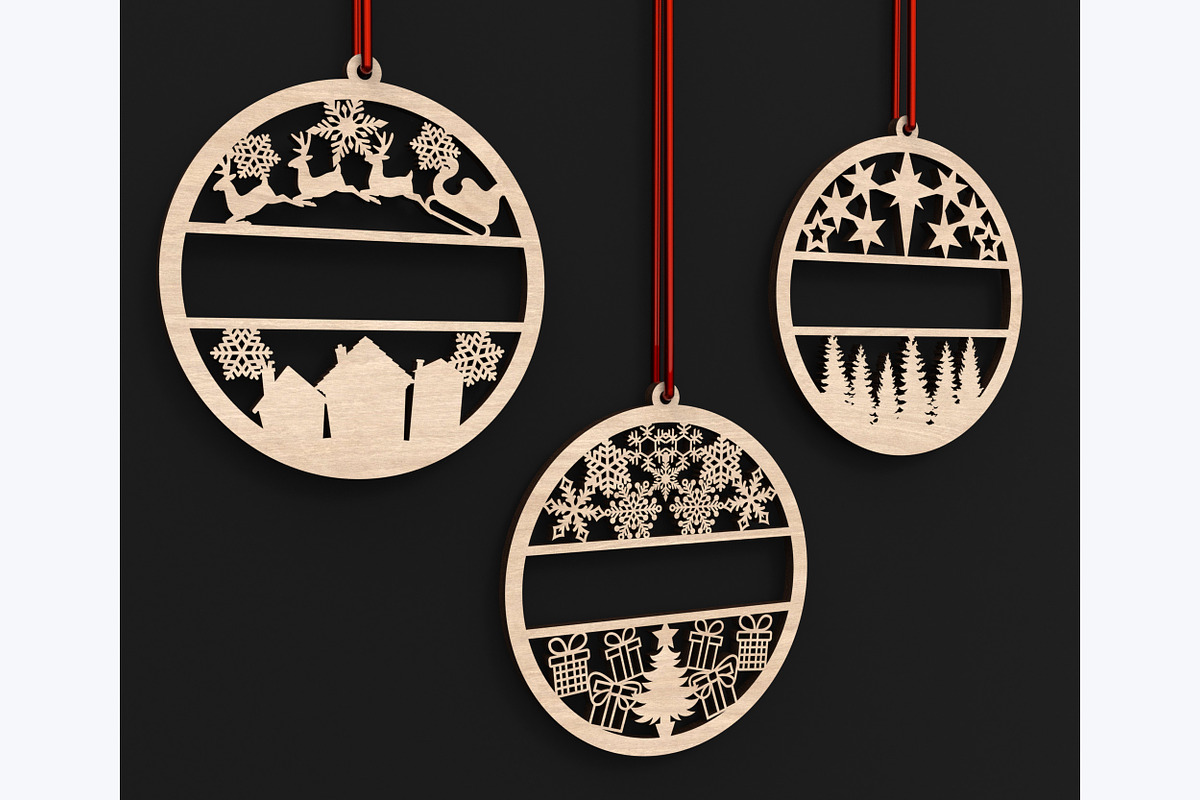 Personalized Christmas Tree Baubles, an Object Graphic by ThemeXDigital (Photo 8 of 9)