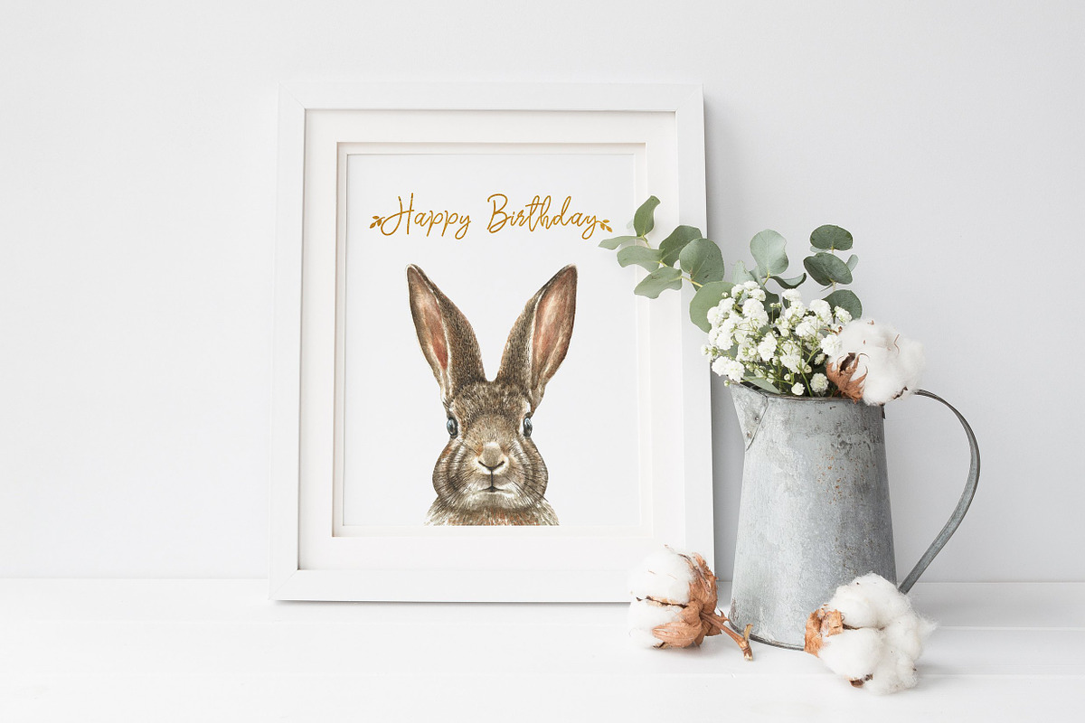 Watercolor Easter Bunny Creator, an Animal Illustration by Catherine Wheel (Photo 10 of 15)