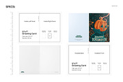 Halloween Pumpkin 5x7 Card Template, a Card Template by creatsy5 (Thumbnail 2 of 5)