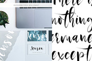Ostinel SVG Font, a Script Font by Creamy Script (Thumbnail 7 of 10)