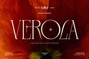 LT Verola – Rich Serif Ligature Type, a Serif Font by Luminotype (Thumbnail 1 of 15)