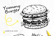 Fast Food Sketch Collection, a Food Illustration by Epine (Thumbnail 2 of 4)