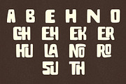 CHERNO HEAVY RETRO DISPLAY FONT, a Handwritten Font by Nattsologic (Thumbnail 5 of 8)