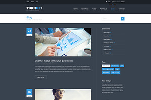 TurnUp - PSD Template