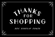 BDC Black Market Display Font, a Font by Brethrendesignco (Thumbnail 5 of 5)