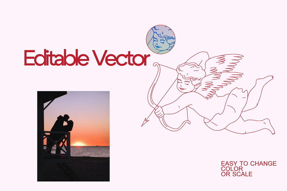 Valentine's Day: cards, illustration, a Seasonal Illustration by Lena Nikolaeva (Photo 6 of 14)