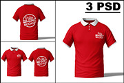 Polo T-Shirt Mockup, a Shirt Mockup by mockupbuys (Thumbnail 1 of 8)
