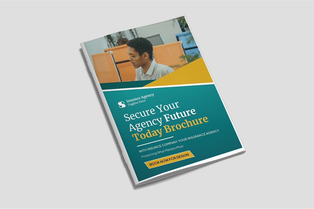 Insurance Agency Brochure Bifold, a Brochure Template by SquidPixey (Photo 2 of 6)