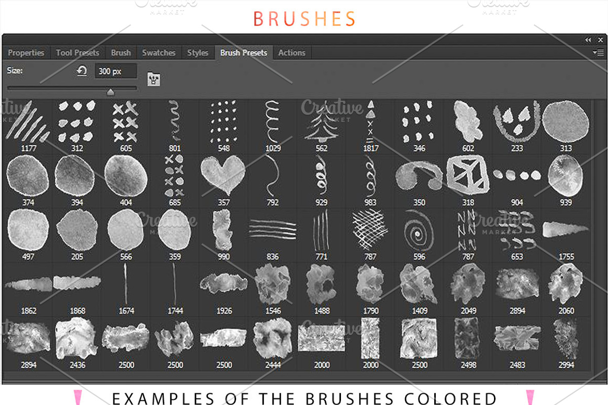 Watercolor Splash Design Elements PS, a Layer Style Add-On by Studio Julie Ann (Photo 4 of 4)