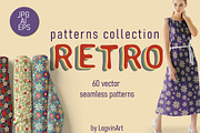 Retro patterns collection, a Pattern Graphic by LogvinArt (Thumbnail 1 of 8)