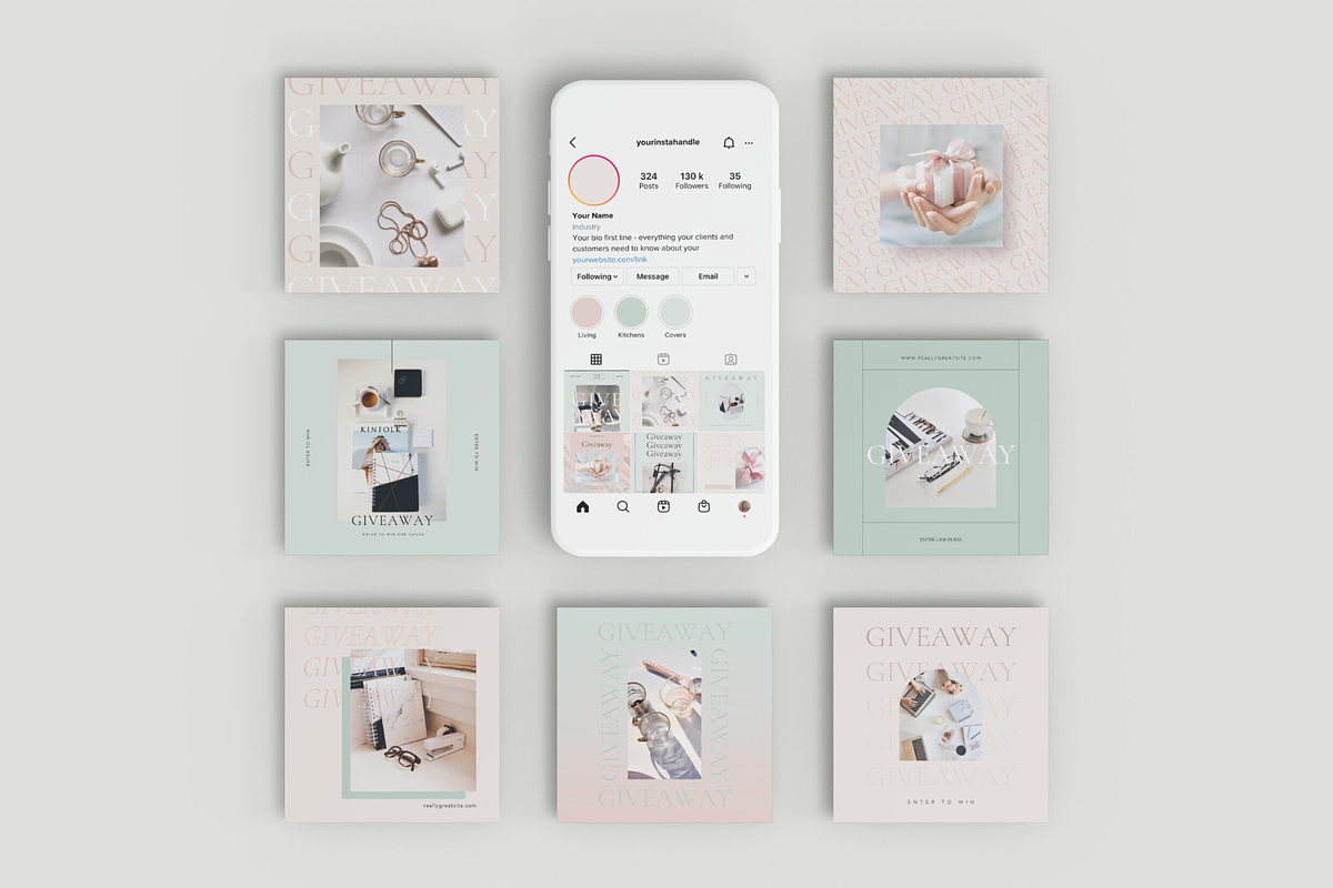 Canva Instagram Template Pack Bundle, a Social Media Template by Amado Brand Design Studio (Photo 6 of 9)