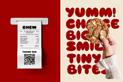 Omply - Bubble Food Font, a Sans Serif Font by Pandeka Studio (Thumbnail 6 of 9)