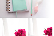 Pink Flowers Styled Stock, a Business Photo by Pixels & Design (Thumbnail 2 of 2)