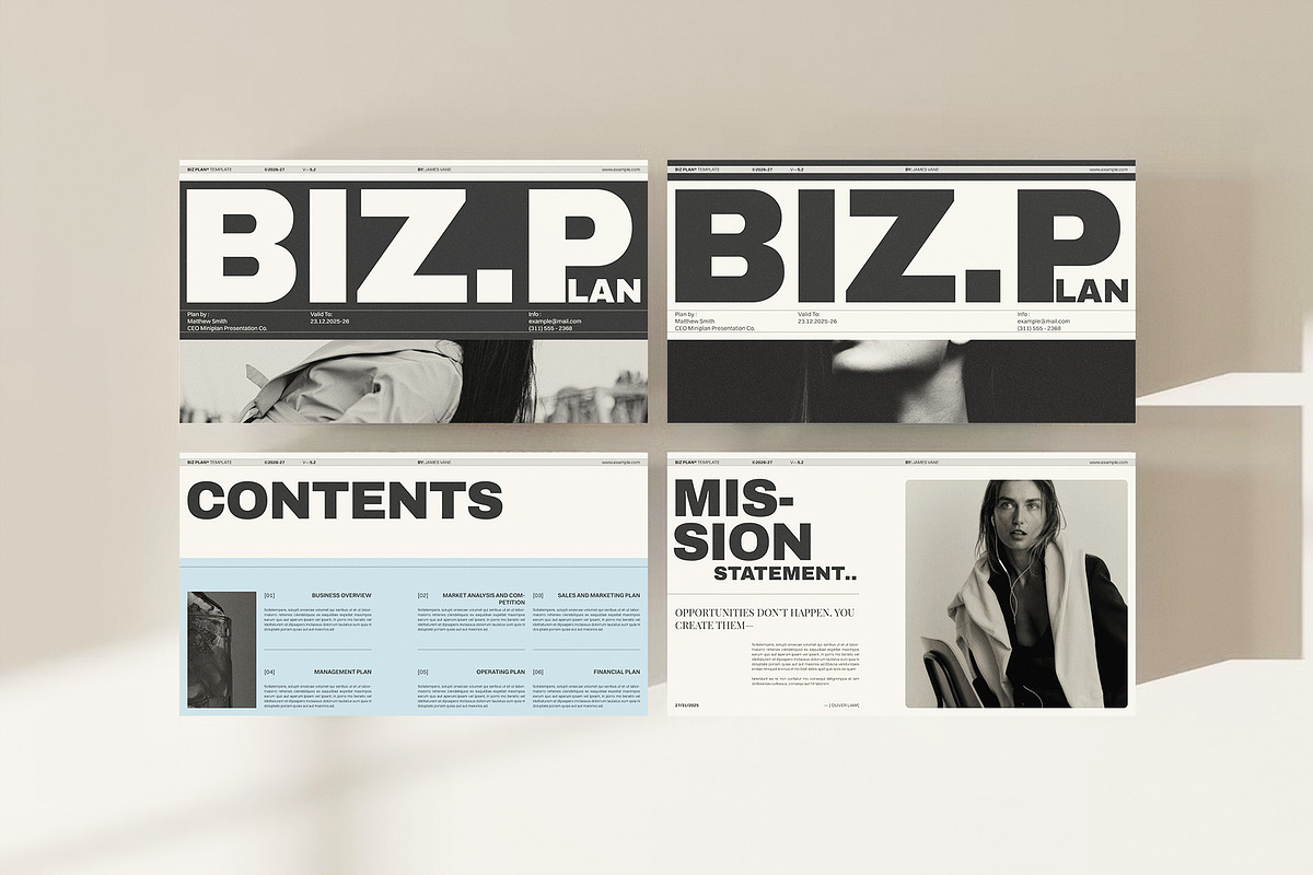 Business Plan Presentation Template preview 6