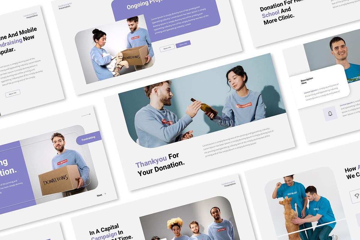 Fundraising Google Slides Presentati, a Presentation Template by Formatika Studio