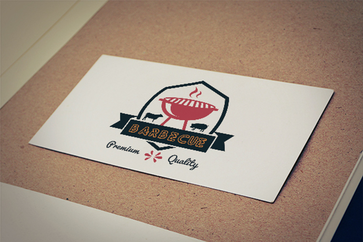 Barbecue Vintage Premium Logo, a Branding & Logo Template by DesignMarket