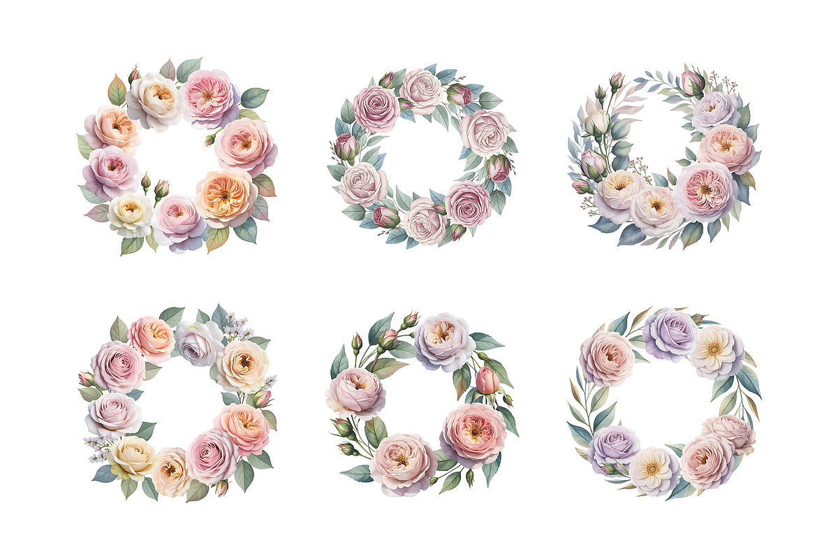 Watercolor Flowers in Spring, a Decorative Illustration by ForhadGFX (Photo 11 of 15)