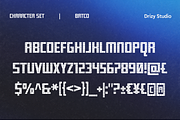 Batco – Grid Based Experimental Font, a Font by Drizy (Thumbnail 4 of 8)