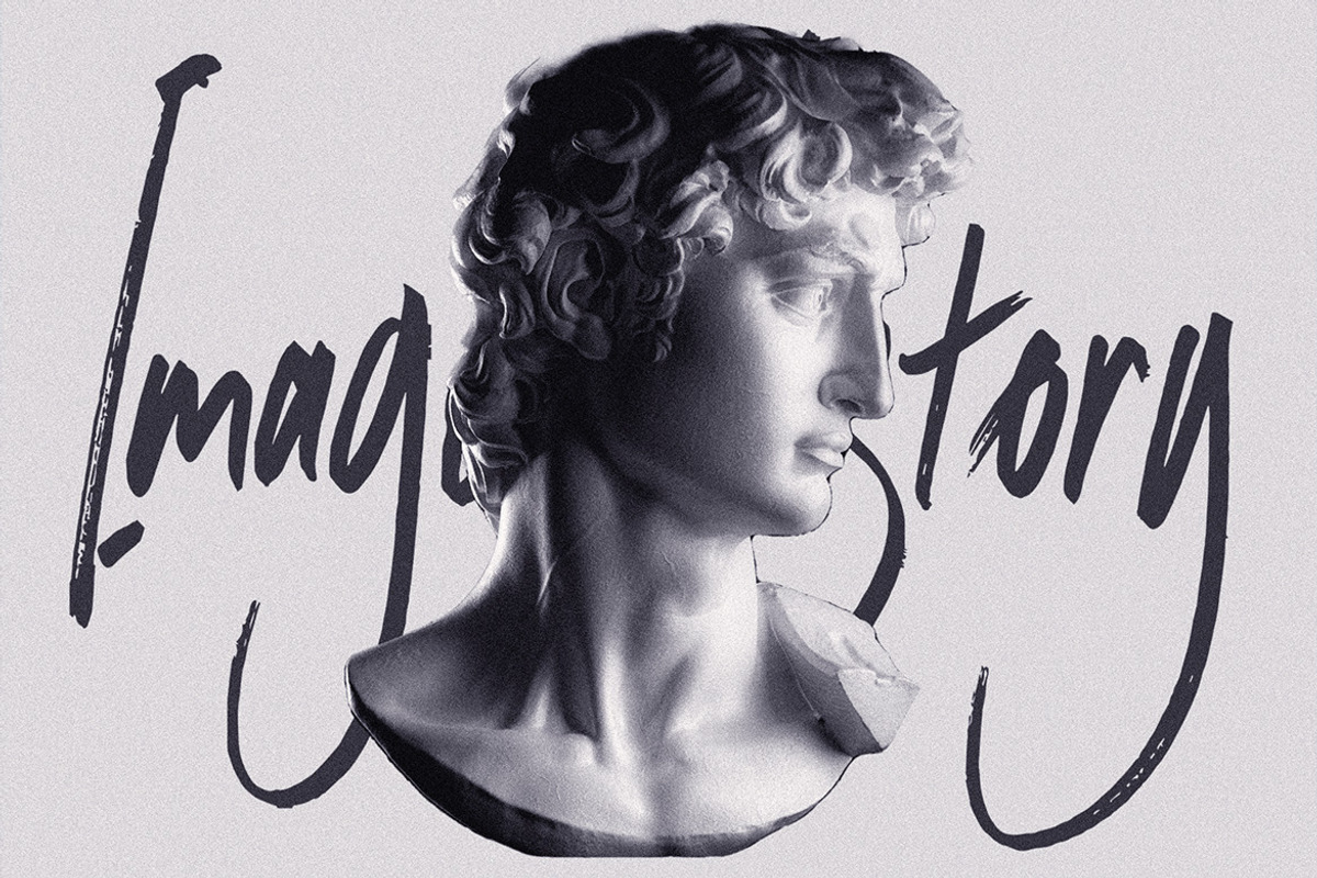 Omega Sigma Brush Script, a Handwritten Font by Deeezy (Photo 2 of 7)