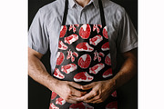 Meat, butcher shop. Watercolor., a Food Illustration by Alena Sid (Thumbnail 10 of 11)