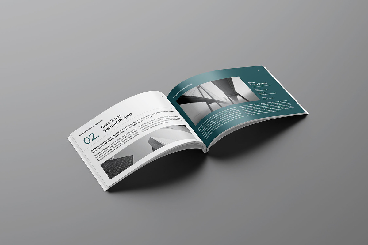 Case Study Booklet Landscape, a Brochure Template by Seeing-art (Photo 5 of 10)