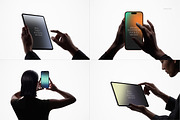 iPhone, iPad Pro, Laptop Mockup Set, an iPad Mockup by creatsy5 (Thumbnail 10 of 18)