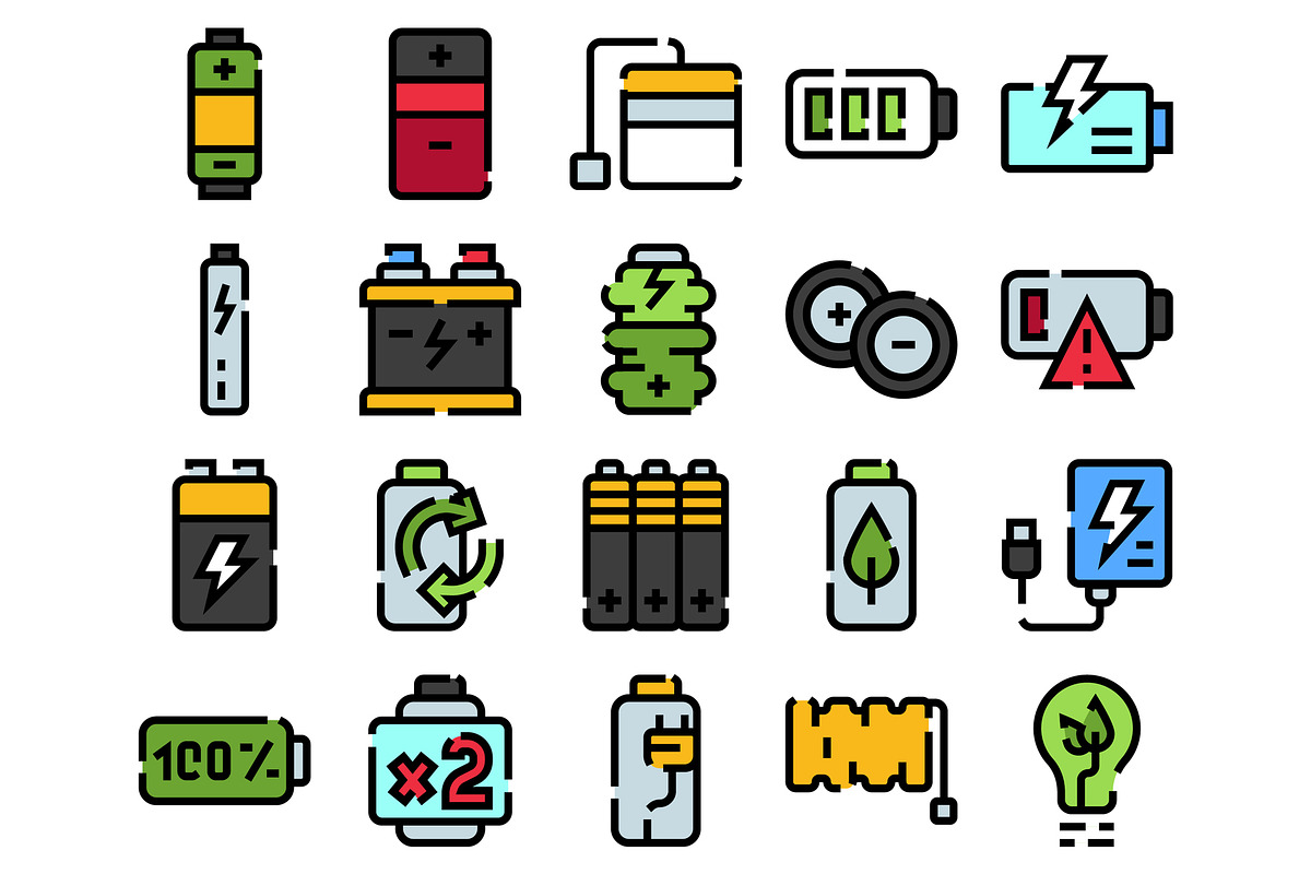 Battery energy power and electricity, an Object Graphic by pikepicture (Photo 2 of 3)