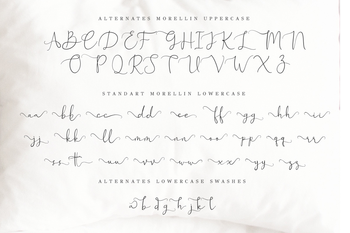 Morellin Elegant Script, a Script Font by Say Studio (Photo 13 of 16)