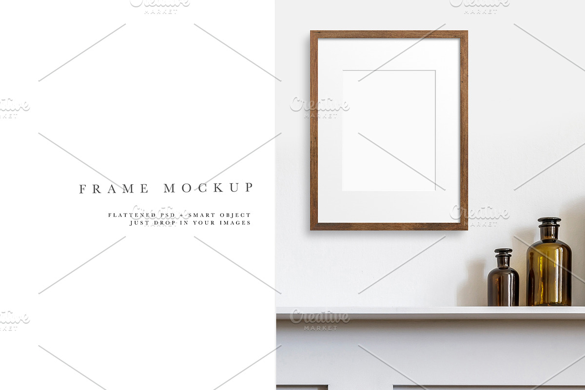 Frame Mockup #1930, Portrait Frame,, a Print Template by Kzara Visual Concepts (Photo 1 of 2)