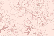 Peony flower pattern, a Pattern Graphic by Polanika (Thumbnail 10 of 12)