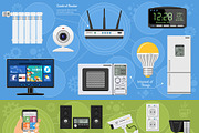 Smart Home and Internet of Things, a Technology Illustration by TAlex (Thumbnail 4 of 7)