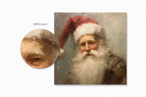 Vintage Santa Paintings II